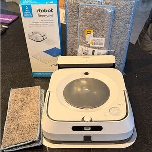 iRobot Braava Jet M6 Precision Mopping Robot - White